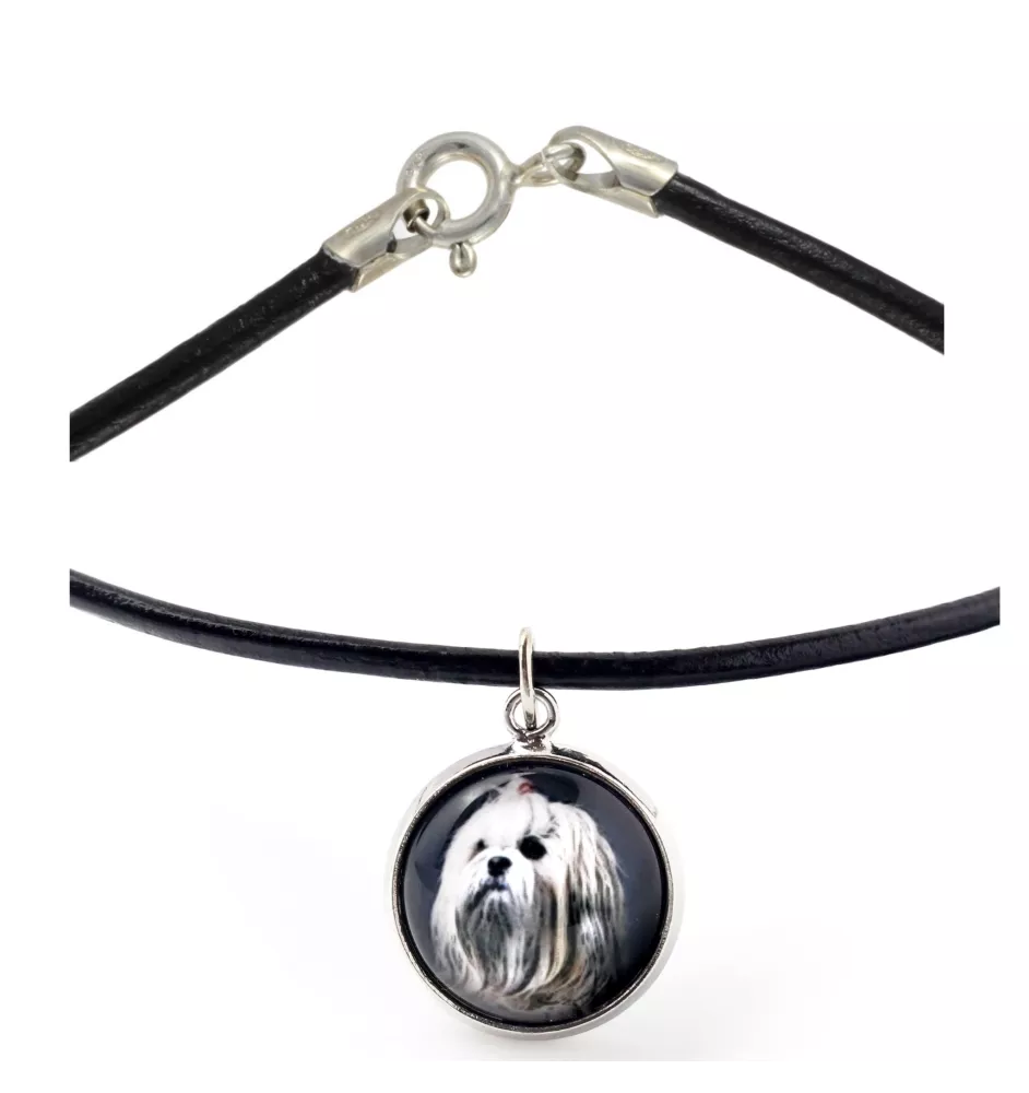 Lhasa Apso - necklace in a box, elegant decoration, pendant from the Art-Dog brand