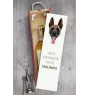 Malinois Owczarek belgijski pudełko na wino geometryczne Art-Dog