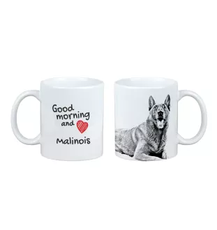 Malinois chien de berger belge - tasse avec chien, tasse avec photo, cadeau personnalisé de la marque Art-Dog
