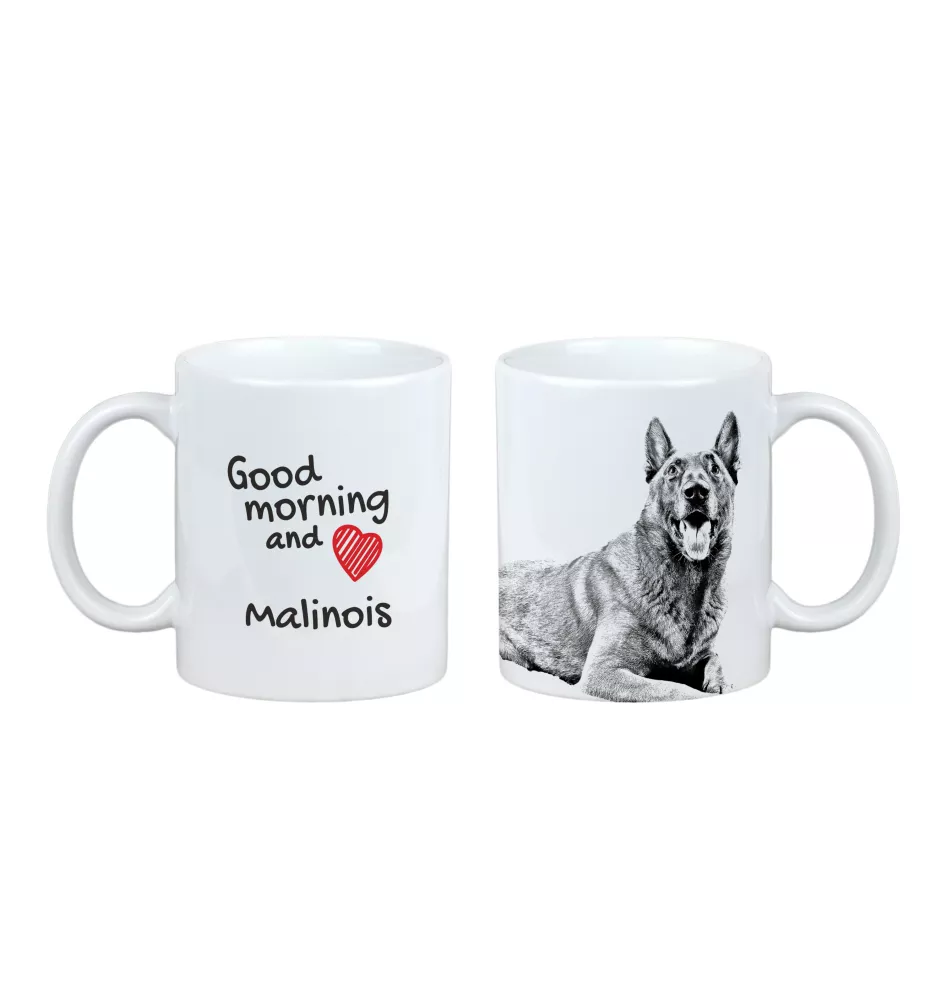 Malinois chien de berger belge - tasse avec chien, tasse avec photo, cadeau personnalisé de la marque Art-Dog
