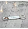 Lhasa Apso - bottle opener with a picture and inscription for beer by Art-Dog