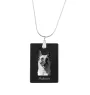 Malinois Belgian Shepherd Dog - Crystal pendant with dog, silver necklace with photo, personalised pendant by Art-Dog brand