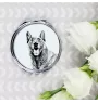 Malinois Belgian Shepherd Dog - Pocket mirror with a dog, personalized mirror for a purse, compact mirror with Art-Dog brand print.