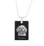 Lhasa Apso - Crystal pendant with dog, silver necklace with photo, personalised pendant by Art-Dog brand