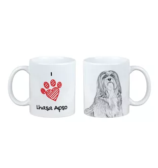 Lhasa Apso, Lhasaterrier, Löwenhund - Tasse mit Hund, entzückende Tasse mit Grafik, Geschenk mit Ihrem Foto von der Marke Art-Dog