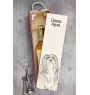 Lhasa Apso - boîte à vin avec chien, boîte à alcool avec graphisme, boîte cadeau personnalisée de la marque Art-Dog