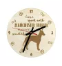 Manchester Terrier - Uhr mit Hund, Holzuhr mit Gravur, personalisierte Uhr von Art-Dog