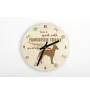Manchester Terrier - horloge avec chien, horloge en bois avec gravure, horloge personnalisée par Art-Dog