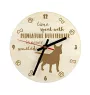 Miniature Bull Terrier - Uhr mit Hund, Holzuhr mit Gravur, personalisierte Uhr von Art-Dog