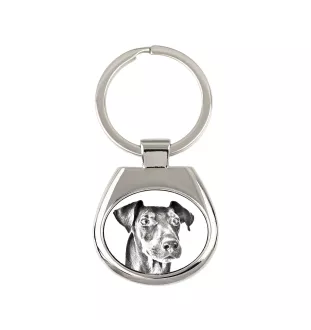 Manchester Terrier - Schlüsselanhänger mit Hund, Anhänger mit Aufdruck, personalisierter Anhänger der Marke Art-Dog