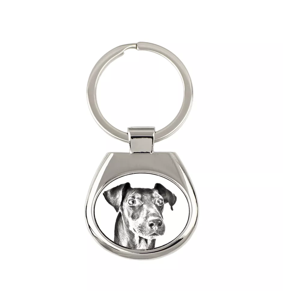 Manchester Terrier brelok ze zdjęciem psa Art-Dog