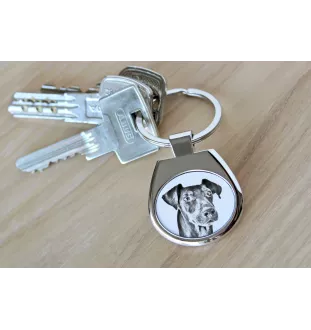 Manchester Terrier - Schlüsselanhänger mit Hund, Anhänger mit Aufdruck, personalisierter Anhänger der Marke Art-Dog