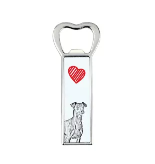 Manchester Terrier - ouvre-bouteille avec chien, ouvre-bouteille personnalisé pour réfrigérateur, cadeau unique pour homme de la marque Art-Dog