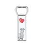 Manchester Terrier - bottle opener with a dog, personalized fridge opener, unique gift for a man by Art-Dog brand