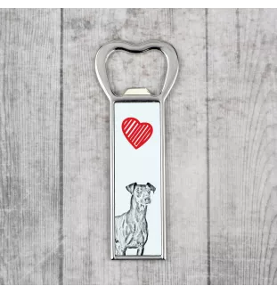 Manchester Terrier - ouvre-bouteille avec chien, ouvre-bouteille personnalisé pour réfrigérateur, cadeau unique pour homme de la marque Art-Dog