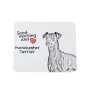 Manchester Terrier - Mauspad mit Druck, personalisiertes Mauspad mit Hund, einzigartiges Gadget für Büroangestellte von Art-Dog.