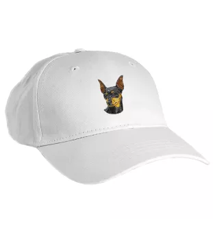 Pinscher nain - écusson en forme de chien, patch brodé, décoration unique pour sac à dos de la marque Art-Dog