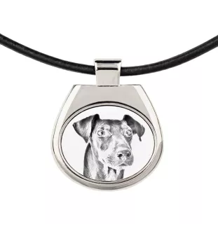 Manchester Terrier - Halskette mit Hund, personalisierter Anhänger mit Foto, einzigartige Halskette für Frauen und Männer von der Marke Art-Dog