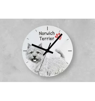 Manchester Terrier - Wanduhr mit Hund, Regal Uhr mit Druck, personalisierte Hausdekoration von Art-Dog.