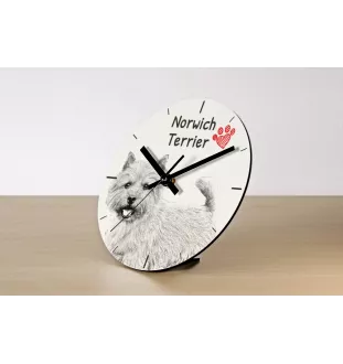 Manchester Terrier - Wanduhr mit Hund, Regal Uhr mit Druck, personalisierte Hausdekoration von Art-Dog.