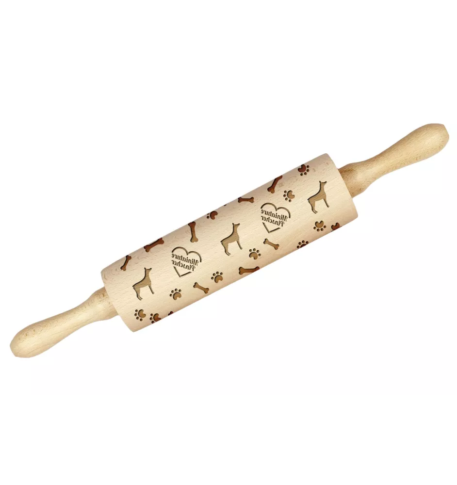 Pinczer miniaturowy wałek z głową psa duży Art-Dog