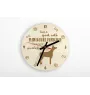 Miniature Pinscher - clock with a dog, wooden clock, wall clock for dog lovers, clock for desk and shelf, Art-Dog
