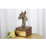 Miniature Pinscher - urn for dog ashes with a statuette, small urn for a dog, personalized urn with a bust of a dog by Art-Dog brand