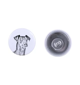 Manchester Terrier - unique dog earrings, your pet on a keychain, Art-Dog's own brand