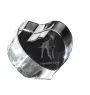 Manchester Terrier - une photo de chien dans un cristal, un cœur en cristal, un cadre photo exceptionnel de la marque Art-Dog