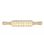 Manchester Terrier - small rolling pin with a dog, patterned dough roller, gadget for ceramicists from the Art-Dog brand