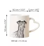 Manchester Terrier - Tasse mit Hund, entzückende Tasse mit herzförmigem Henkel, universelles Geschenk der Marke Art-Dog