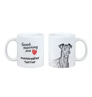 Manchester Terrier - Tasse mit Hund, Tasse mit Bild, personalisiertes Geschenk der Marke Art-Dog