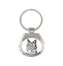Mudi - keychain with a dog, keychain with a print, personalized pendant from the Art-Dog brand