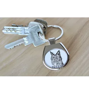 Mudi - porte-clés avec chien, porte-clés imprimé, breloque personnalisée de la marque Art-Dog