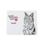 Mudi - mouse pad with print, personalized dog-themed mouse pad, unique gadget for an office worker by Art-Dog brand