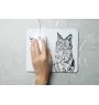 Mudi - mouse pad with print, personalized dog-themed mouse pad, unique gadget for an office worker by Art-Dog brand