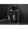 Mudi - Crystal key ring with dog photo, illuminated key ring, unique gift by Art-Dog brand