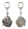 Mâtin napolitain, Mâtin de Naples, Napolitain - Porte-clés argenté avec chien, décoration de sac à main, pendentif de sac à dos par la marque Art-Dog
