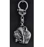 Neapolitan Mastiff, Mastino Napoletano - Silver-plated key ring with a dog in a gift box, handbag decoration, backpack pendant by Art-Dog brand