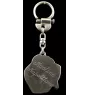 Neapolitan Mastiff, Mastino Napoletano - Silver-plated key ring with a dog in a gift box, handbag decoration, backpack pendant by Art-Dog brand