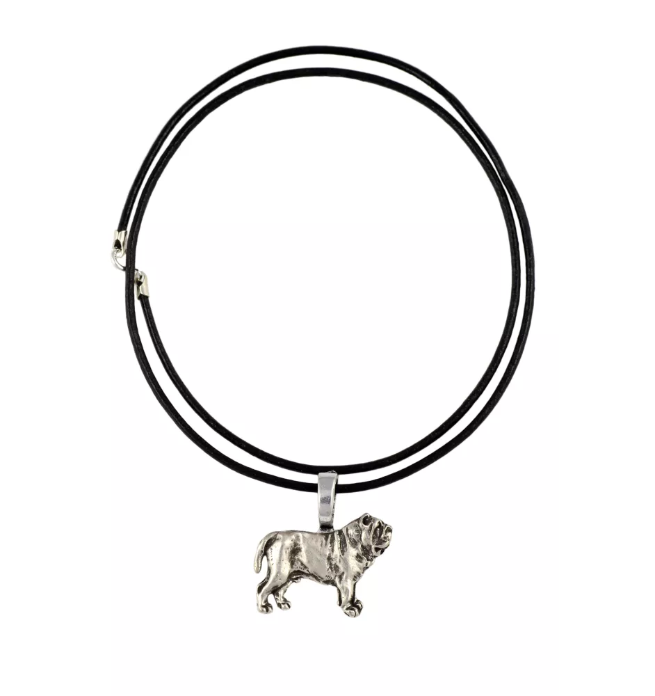Neapolitan Mastiff, Mastino Napoletano I - Dog necklace, silver-plated pendant for the dog lover, subtle jewellery by Art-Dog