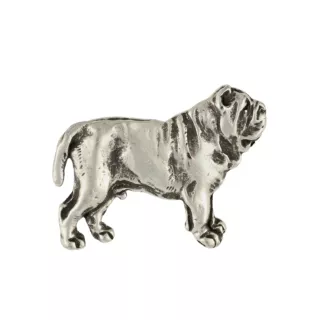 Neapolitan Mastiff, Mastino Napoletano I - Dog necklace, silver-plated pendant for the dog lover, subtle jewellery by Art-Dog