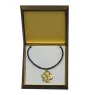 Mâtin napolitain, Mâtin de Naples, Napolitain - Collier de chien dans une boîte cadeau, pendentif plaqué or pour les fans de chiens, bijoux remarquables par Art-Dog
