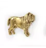 Mastino Napoletano, Neapolitanischer Mastiff I - Hundebrosche in dekorativer Box, elegante vergoldete Anstecknadel, Jackenbrosche der Marke Art-Dog