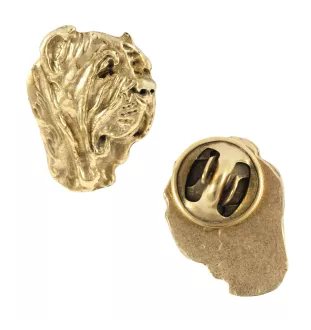 Mastif neapolitański pin pozłocony w pudełku Art-Dog