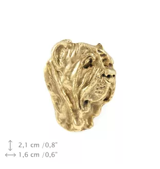 Mastif neapolitański pin pozłocony w pudełku Art-Dog