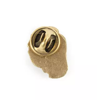 Mâtin napolitain, Mâtin de Naples, Napolitain II - Broche de chien dans une boîte décorative, épingle élégante en plaqué or, épingle de veste de la marque Art-Dog