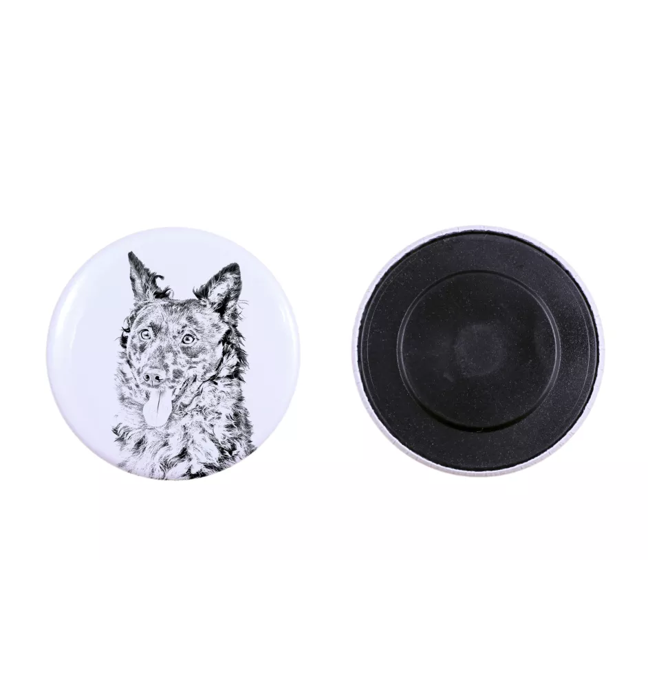 Mudi - aimant avec un œil de chien, exceptionnellement léger, aimant puissant, produit fabriqué à la main par la marque Art-Dog