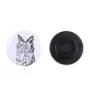Mudi - aimant avec un œil de chien, exceptionnellement léger, aimant puissant, produit fabriqué à la main par la marque Art-Dog