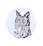 Mudi - aimant avec un œil de chien, exceptionnellement léger, aimant puissant, produit fabriqué à la main par la marque Art-Dog